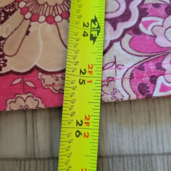 Nick & Sarah Womens Plus Size Floral Sleeveless Top 2X Pink & Beige Lightweight - Picture 6 of 6